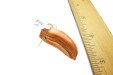 Item #Cameoshell2, Price $42.00 Beautiful tooth shape cameo shell bead.  Beautiful coral color and cool shape. Bead is drilled at the widest part. Bead is 36mm long by 18mm wide at the top. Bead is drilled at the widest part and drill hole size is about 2.0 mm.