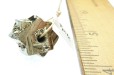 Item #Pyrite2, Price $38.00 Natural Pyrite crystal bead. Pyrite is drilled through the center of the bead. Bead is 20mm long by 18mm wide. Drilled hole size is about 3.0 mm.