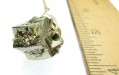 Item #Pyrite2, Price $38.00 Same bead new view of previous bead. Natural Pyrite crystal bead. Pyrite is drilled through the center of the bead. Bead is 20mm long by 18mm wide. Drilled hole size is about 3.0 mm.