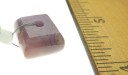 Item #LagunaAg2, Price $38.00 10 sided Laguna Agate bead. This bead is mostly shades of lilac with a hint of pink. Bead is 14mm x 14mm x 10mm. Drilled through bead center. Drilled hole size is about 3.0 mm