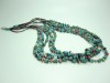 ITem # NATQ5STR. Price $ 115.00. Five strands of turquoise, spiny oyster, carnelian, heishi and other mixed stones. Length about 25