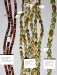 Thumbnail RHYPoppy.JPG: Item # -POPJSP05-Poppy jasper, 7.4 to 7.8 mm faceted rondell, $ 22/strand
Item # RHY02-Rhyolite ovals, 10 x 14 mm, $20/strand
Item # RHY03-Rhyolite ovals, 15x20 mm, $30/strand 