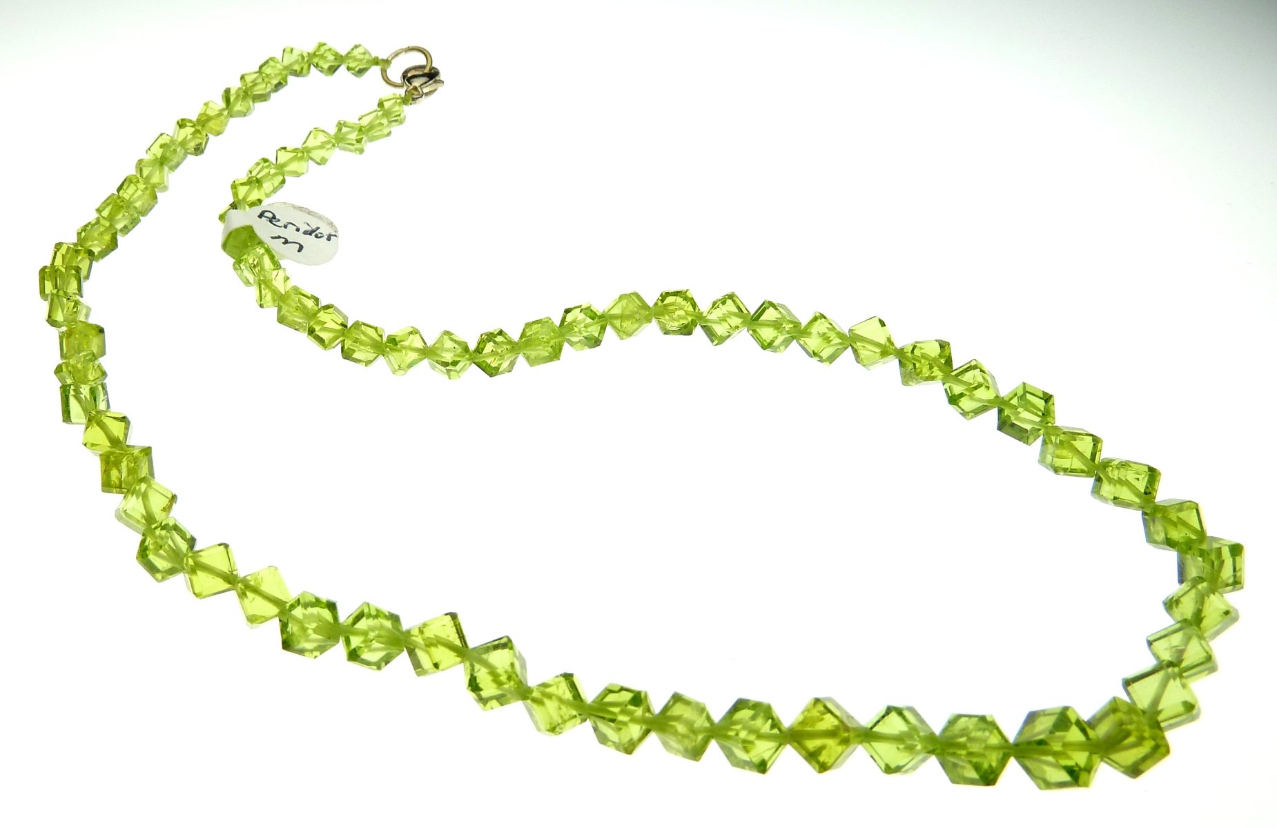 Scaled image P1020287.JPG: $400. Faceted fancy dice-cut Peridot� 